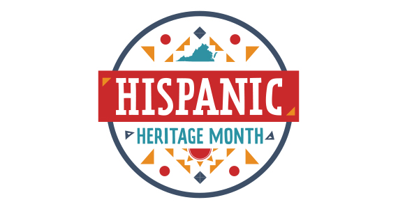 Logo du Mois du patrimoine hispanique - Image d'archive
