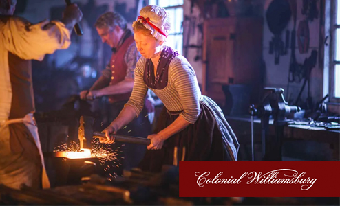 Colonial Williamsburg - Promotion du Mois de l'histoire des femmes